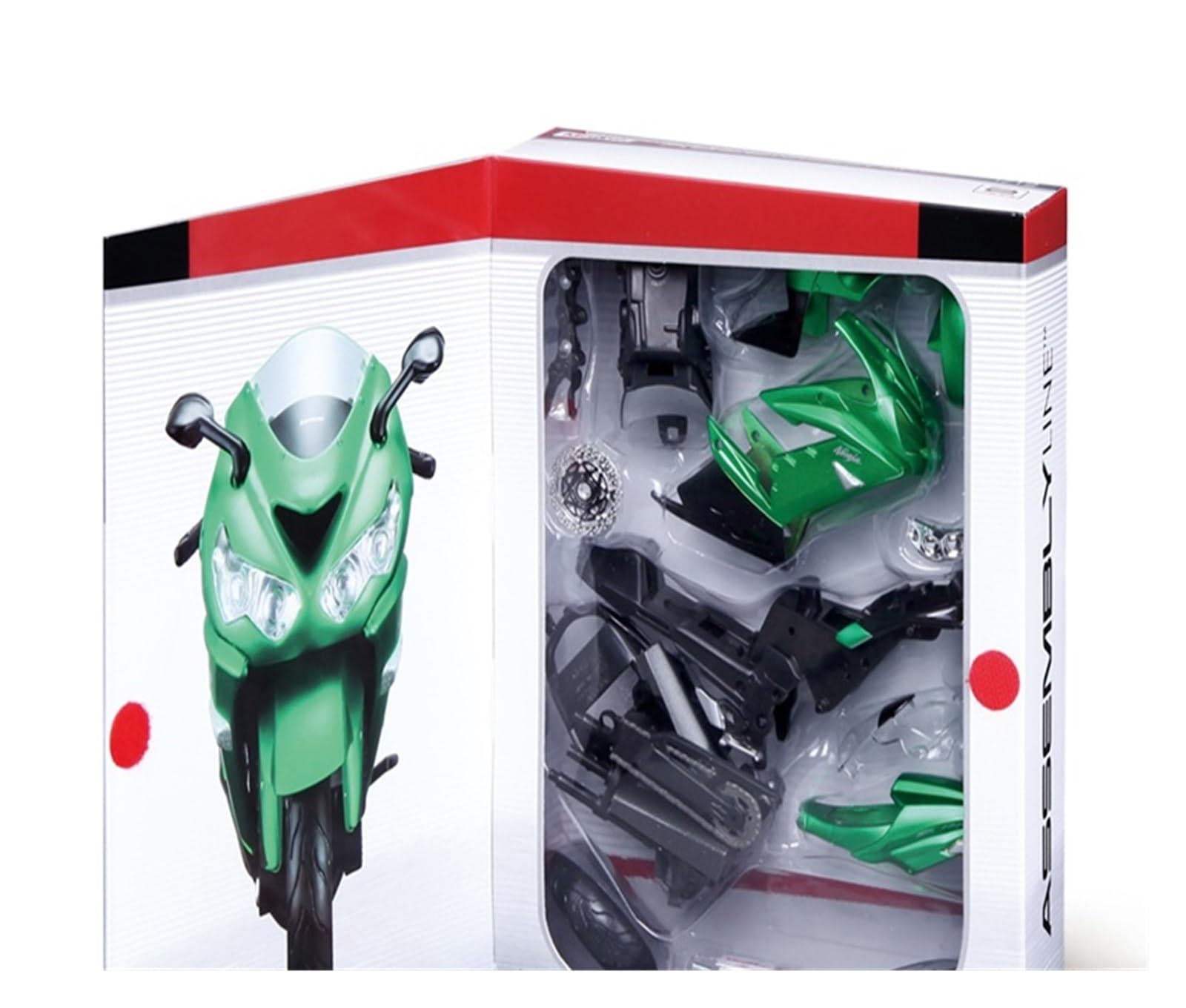 Amazon.co.jp: 1:12 ZX-14R オートバイ アセンブリ シール モデル